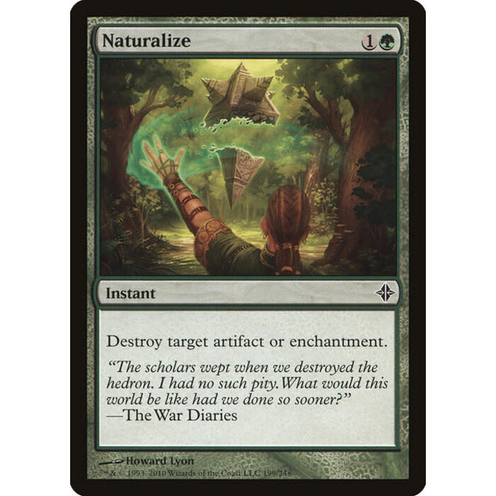 Magic: The Gathering Naturalize (199) Moderately Played