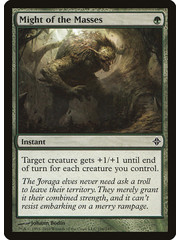 Magic: The Gathering Might of the Masses (196) Moderately Played