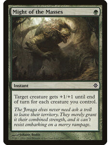 Magic: The Gathering Might of the Masses (196) Moderately Played