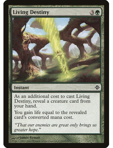 Magic: The Gathering Living Destiny (195) Lightly Played Foil