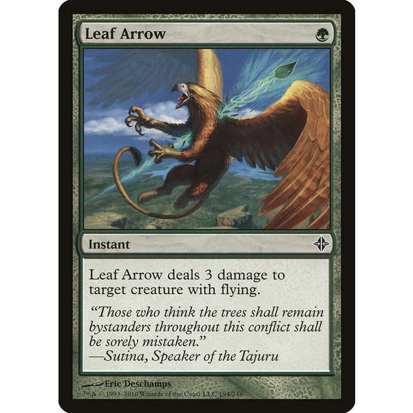 Magic: The Gathering Leaf Arrow (194) Moderately Played