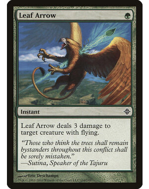 Magic: The Gathering Leaf Arrow (194) Moderately Played Foil