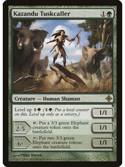 Magic: The Gathering Kazandu Tuskcaller (191) Moderately Played