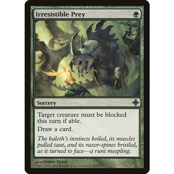 Magic: The Gathering Irresistible Prey (188) Moderately Played