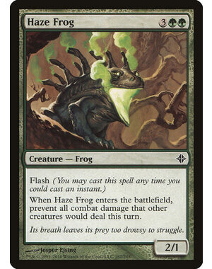 Magic: The Gathering Haze Frog (187) Moderately Played