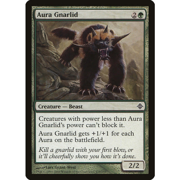 Magic: The Gathering Aura Gnarlid (175) Moderately Played