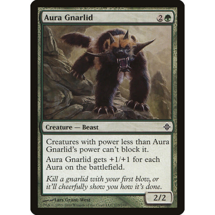 Magic: The Gathering Aura Gnarlid (175) Moderately Played
