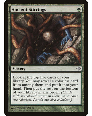 Magic: The Gathering Ancient Stirrings (174) Moderately Played