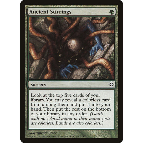 Magic: The Gathering Ancient Stirrings (174) Moderately Played