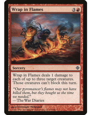 Magic: The Gathering Wrap in Flames (173) Lightly Played Foil