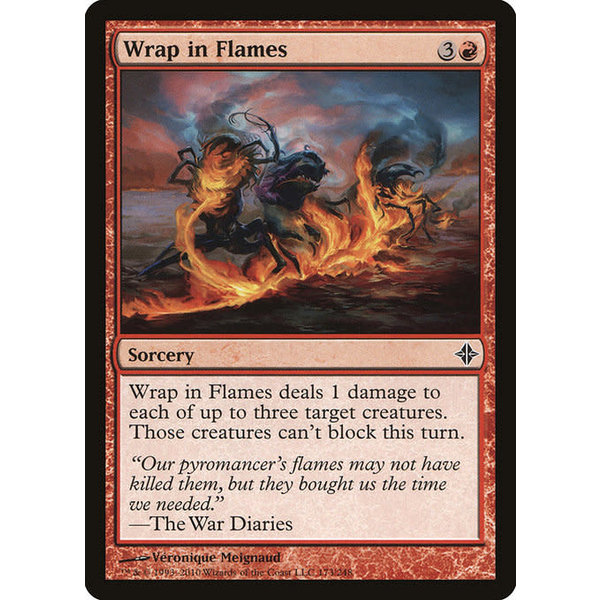 Magic: The Gathering Wrap in Flames (173) Lightly Played Foil