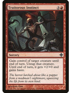 Magic: The Gathering Traitorous Instinct (168) Moderately Played