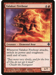 Magic: The Gathering Valakut Fireboar (170) Moderately Played Foil