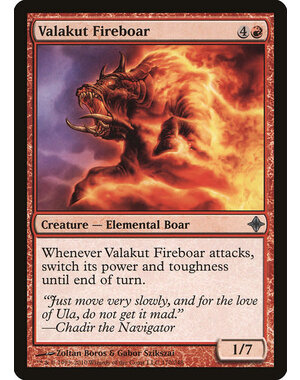 Magic: The Gathering Valakut Fireboar (170) Moderately Played Foil