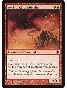 Magic: The Gathering Soulsurge Elemental (163) Moderately Played