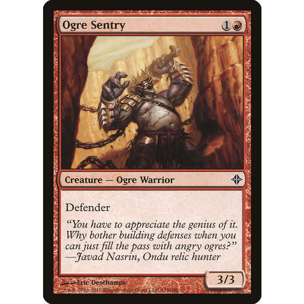 Magic: The Gathering Ogre Sentry (159) Moderately Played