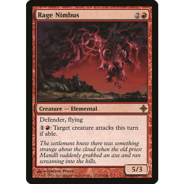Magic: The Gathering Rage Nimbus (160) Lightly Played