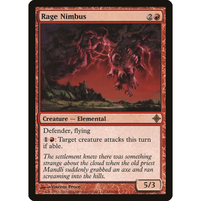 Magic: The Gathering Rage Nimbus (160) Lightly Played