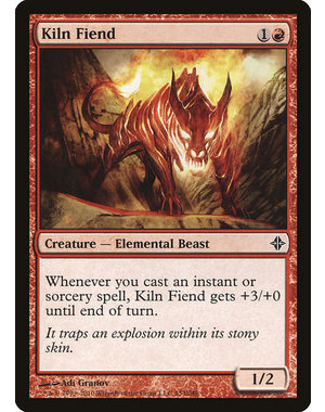 Magic: The Gathering Kiln Fiend (153) Moderately Played Foil