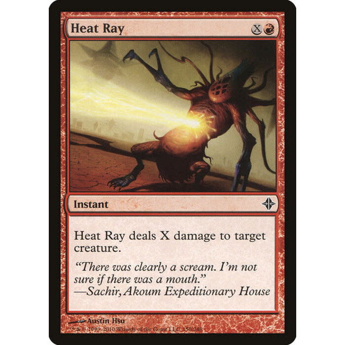 Magic: The Gathering Heat Ray (150) Moderately Played