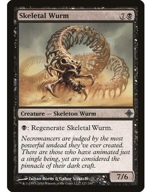 Magic: The Gathering Skeletal Wurm (127) Moderately Played