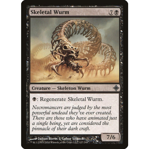 Magic: The Gathering Skeletal Wurm (127) Moderately Played