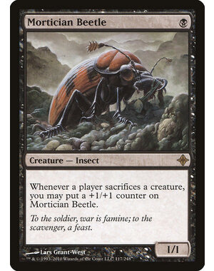 Magic: The Gathering Mortician Beetle (117) Moderately Played