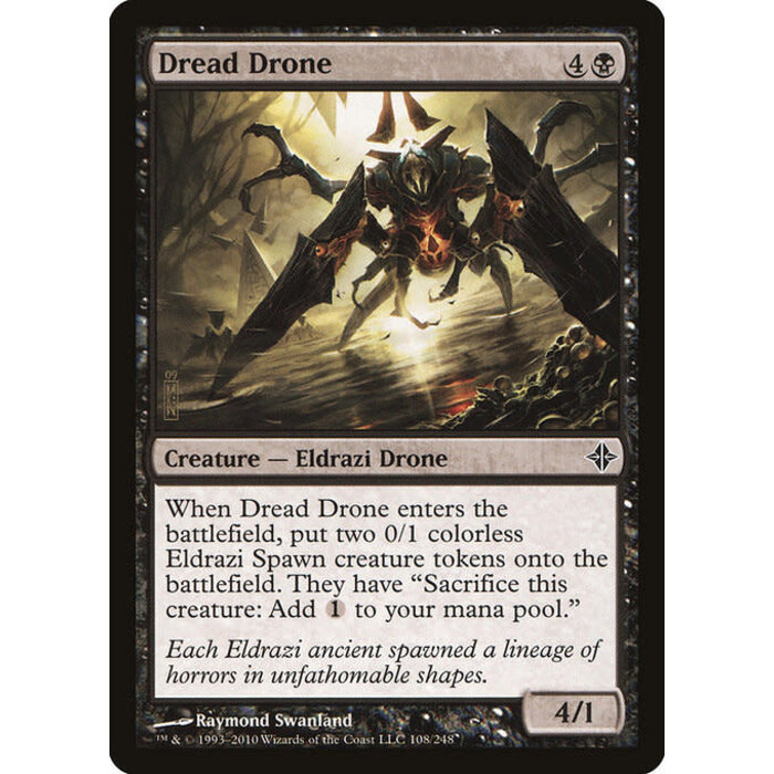 Magic: The Gathering Dread Drone (108) Moderately Played