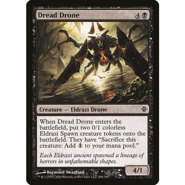 Magic: The Gathering Dread Drone (108) Lightly Played Foil