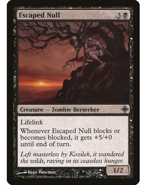 Magic: The Gathering Escaped Null (109) Moderately Played