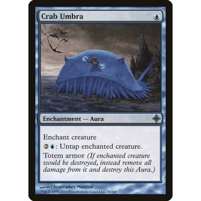 Magic: The Gathering Crab Umbra (058) Moderately Played