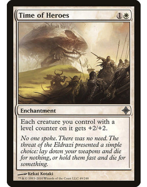 Magic: The Gathering Time of Heroes (049) Moderately Played