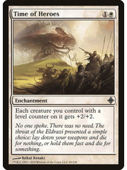 Magic: The Gathering Time of Heroes (049) Moderately Played Foil