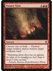 Magic: The Gathering Fissure Vent (144) Moderately Played