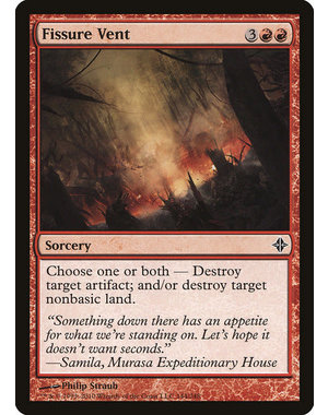 Magic: The Gathering Fissure Vent (144) Moderately Played