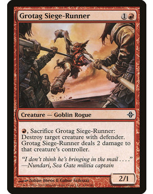 Magic: The Gathering Grotag Siege-Runner (149) Moderately Played