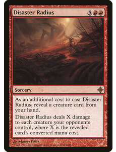 Magic: The Gathering Disaster Radius (141) Moderately Played