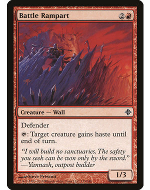 Magic: The Gathering Battle Rampart (135) Moderately Played