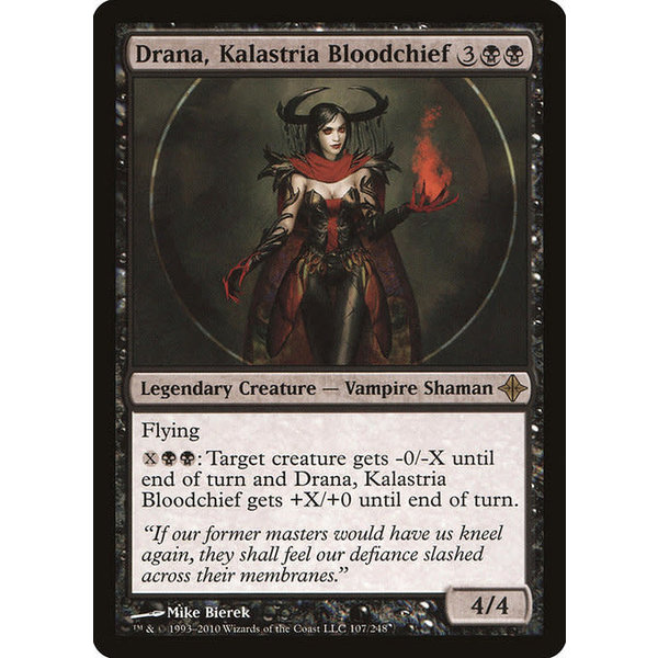 Magic: The Gathering Drana, Kalastria Bloodchief (107) Moderately Played