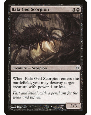 Magic: The Gathering Bala Ged Scorpion (095) Damaged Foil