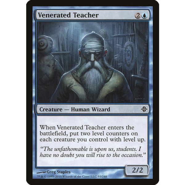 Magic: The Gathering Venerated Teacher (093) Moderately Played
