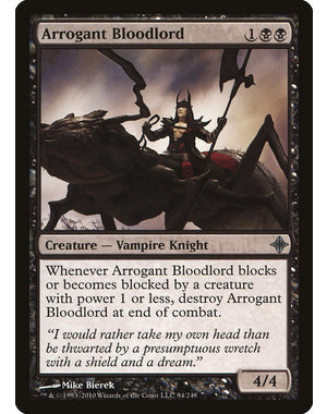 Magic: The Gathering Arrogant Bloodlord (094) Moderately Played