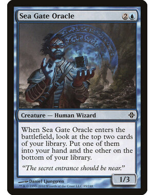 Magic: The Gathering Sea Gate Oracle (085) Moderately Played