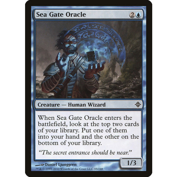 Magic: The Gathering Sea Gate Oracle (085) Moderately Played