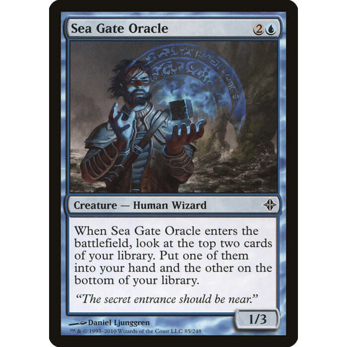 Magic: The Gathering Sea Gate Oracle (085) Moderately Played