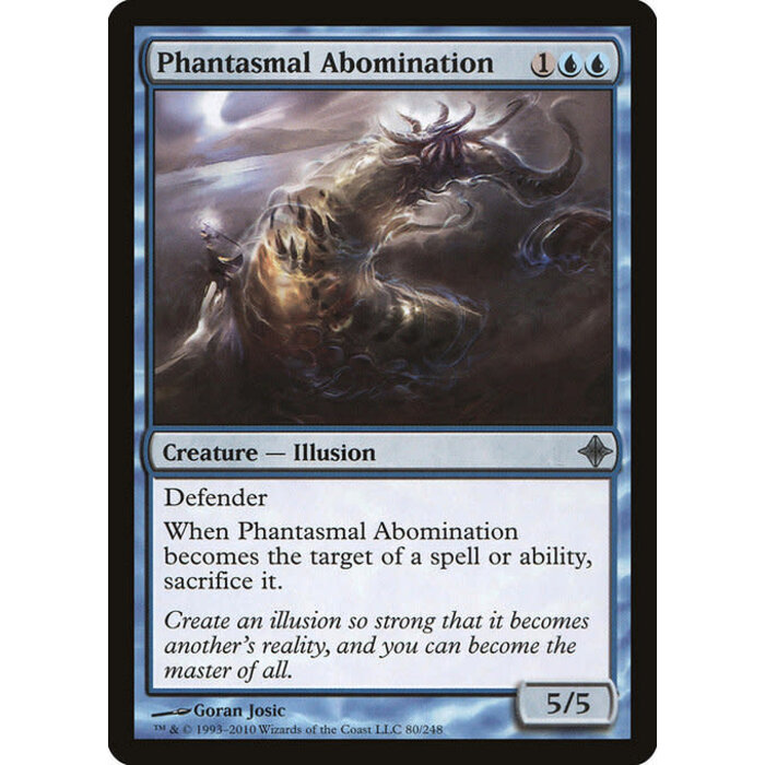 Magic: The Gathering Phantasmal Abomination (080) Moderately Played
