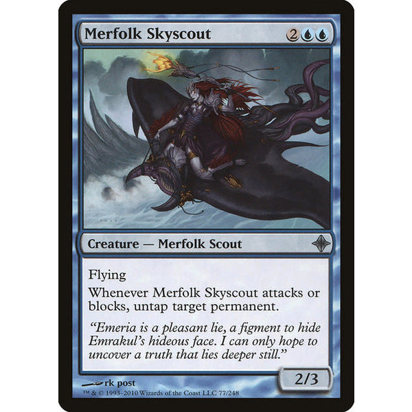 Magic: The Gathering Merfolk Skyscout (077) Moderately Played