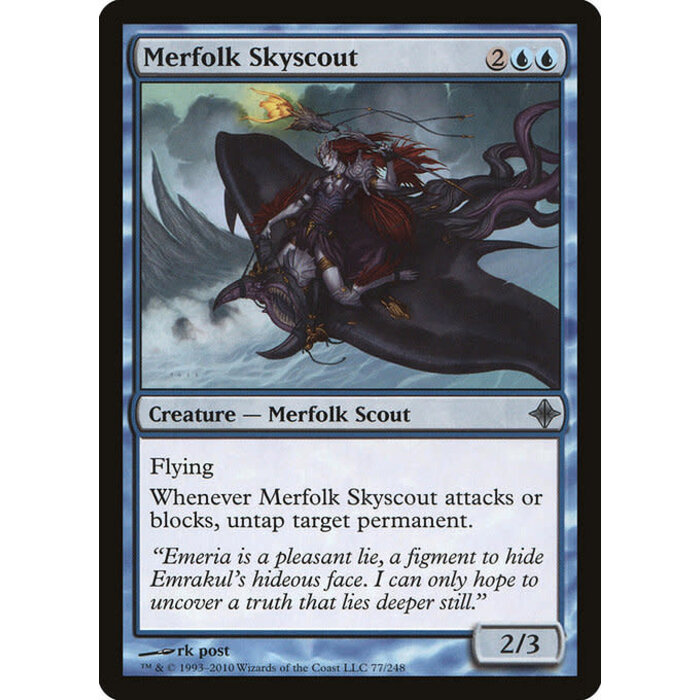 Magic: The Gathering Merfolk Skyscout (077) Moderately Played