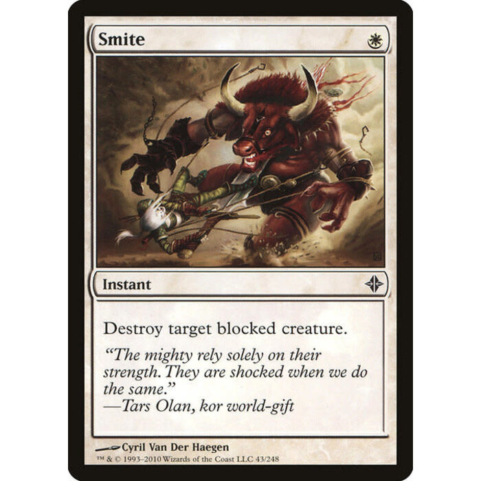 Magic: The Gathering Smite (043) Moderately Played Foil