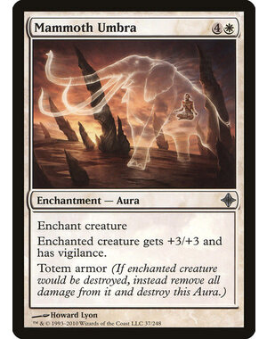 Magic: The Gathering Mammoth Umbra (037) Moderately Played